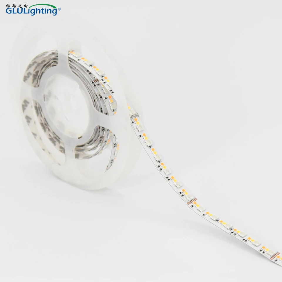 ہائی کری کروما آر جی بی اے سی سی ٹی ایل ای ڈی فلیکس ربن 5050RGBA +2835 ٹی ڈی سنگل قطار