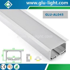 ایلومینیم ایل ای ڈی پروفائل ، ریسیسڈ لکیری ایل ای ڈی لائٹ بار