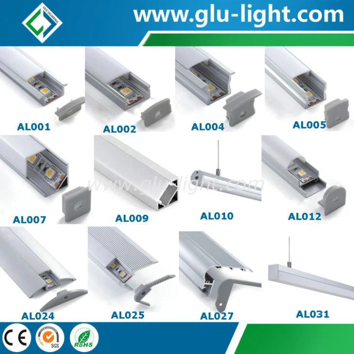 waterproof IP68 Anodized Aluminium channel for LED Strip Light 